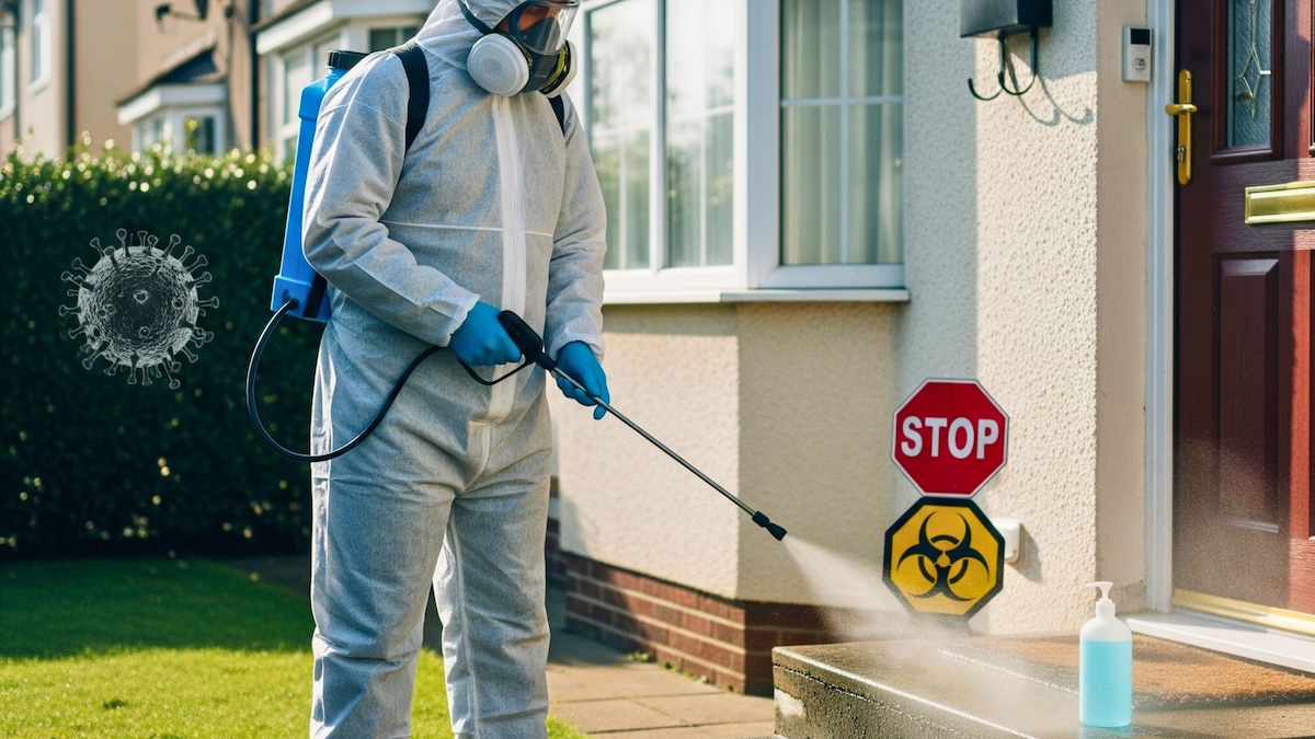Disinfecting to Prevent Coronavirus Entering Your House