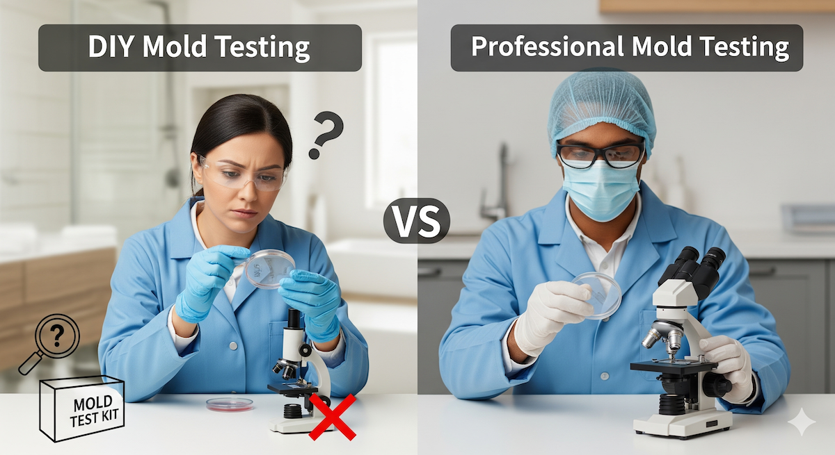 DIY vs. Professional Mold Testing